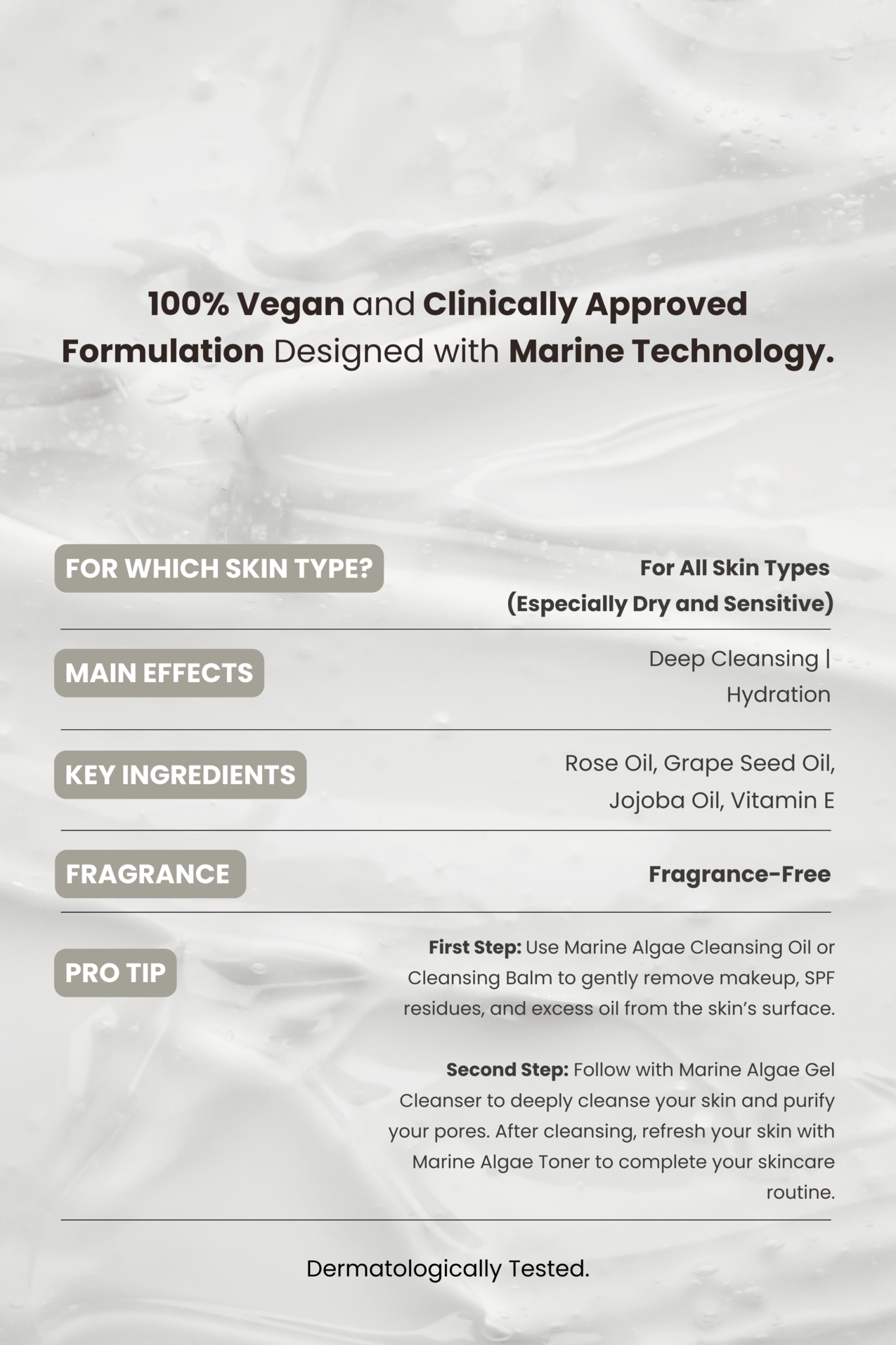 Marine Algae Cleansing Oil 200 ml