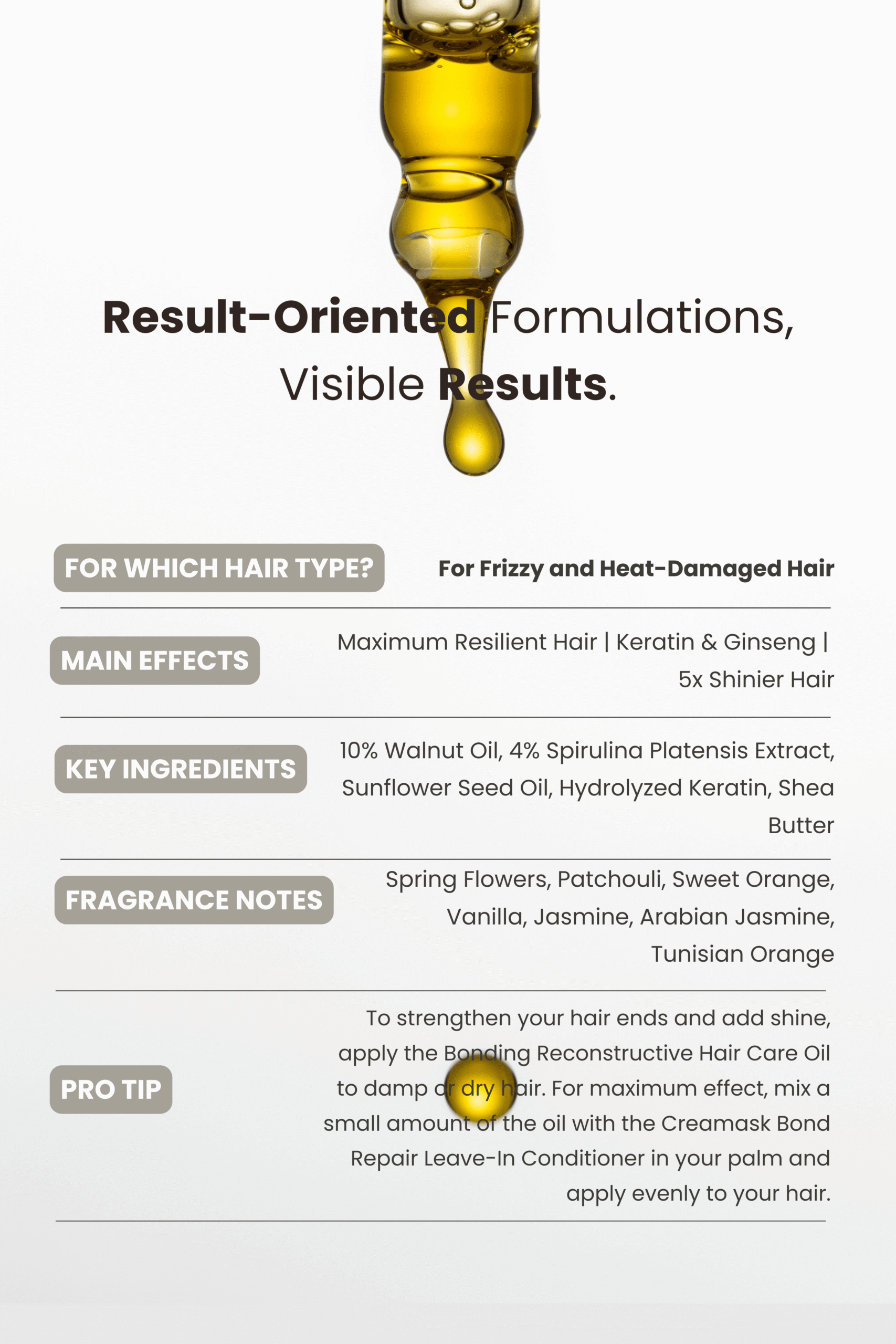 Serum Profesional MATSU Bonding – Protecție Termică, Anti-Rupere și Strălucire Radiante (50ml)