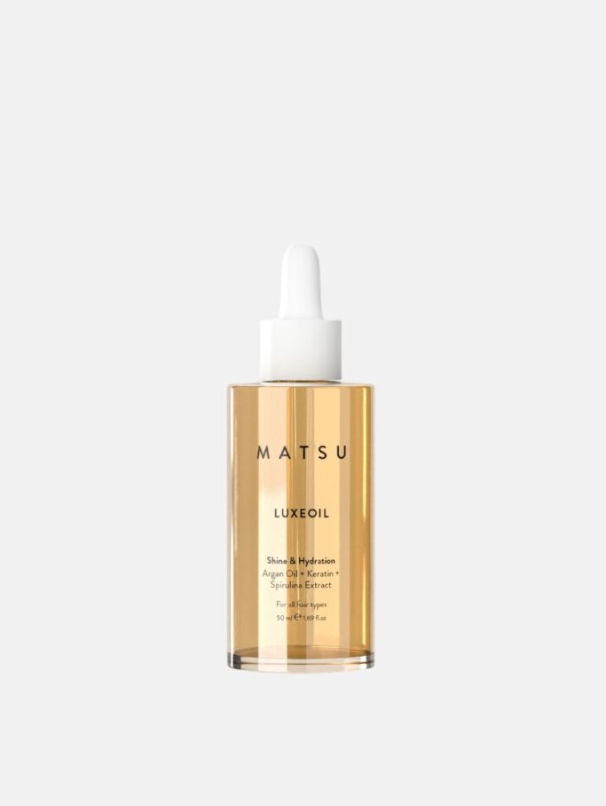 Ulei Profesional MATSU Luxeoil – Ulei cu Argan și Keratină pentru Strălucire Absolută (50ml)