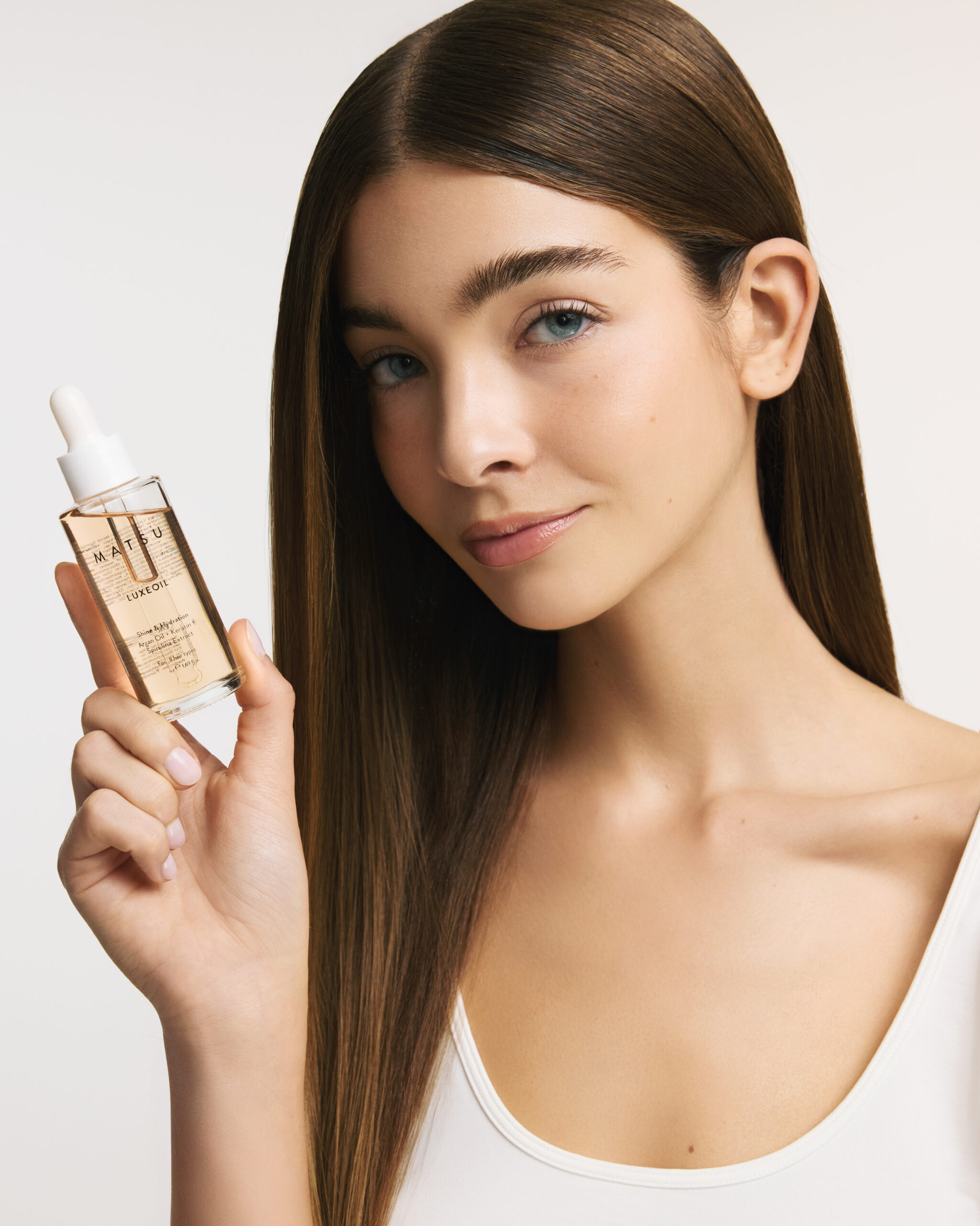 Ulei Profesional MATSU Luxeoil – Ulei cu Argan și Keratină pentru Strălucire Absolută (50ml)