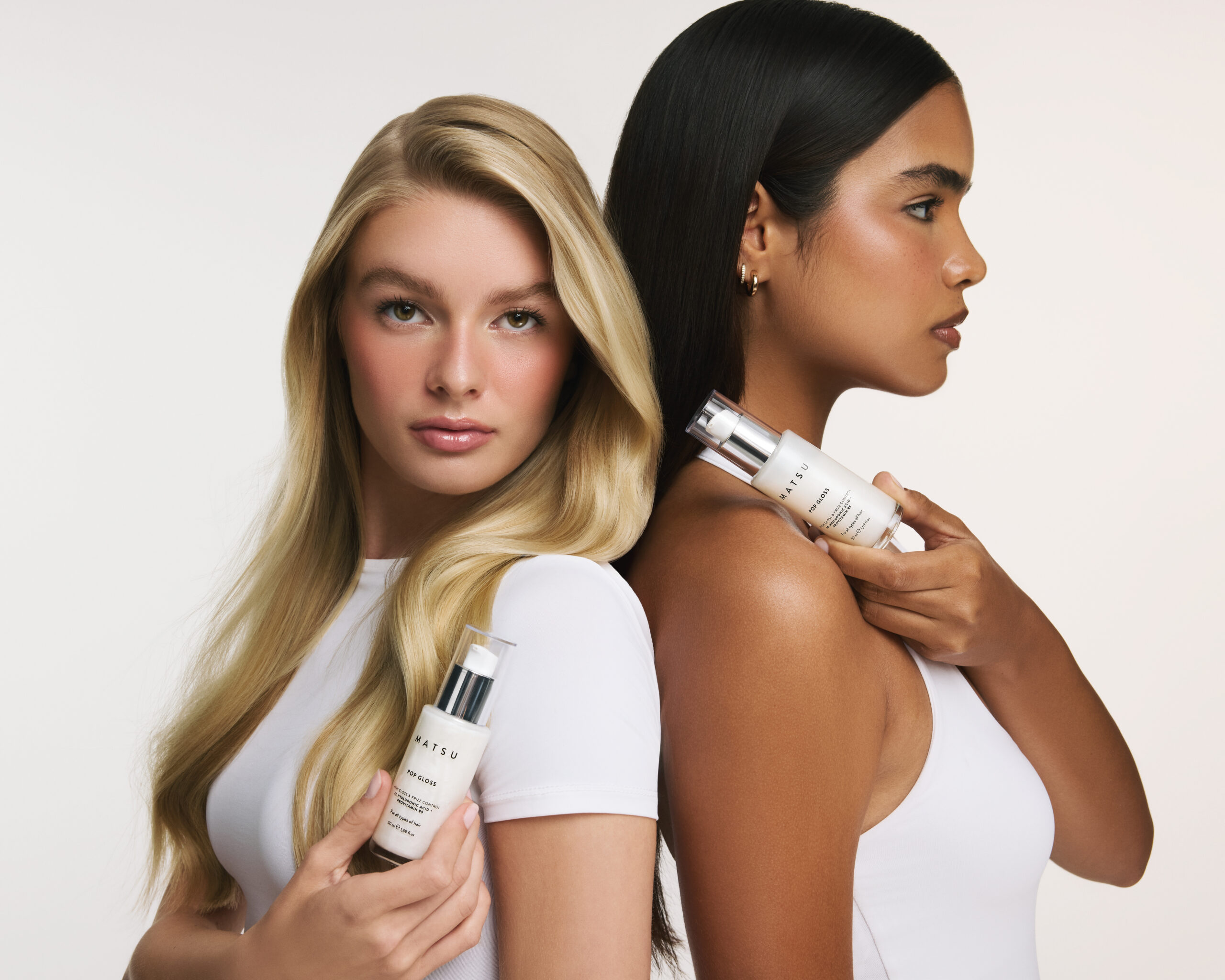 Matsu Pop Gloss Shiny Gel Serum – Ser anti-frizz cu 8D acid hialuronic și efect de strălucire pentru păr neted și hidratat