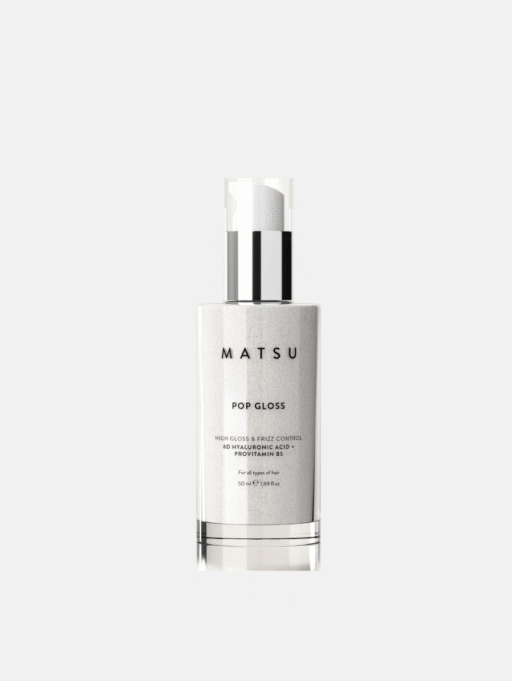 Matsu Pop Gloss Shiny Gel Serum – Ser anti-frizz cu 8D acid hialuronic și efect de strălucire pentru păr neted și hidratat