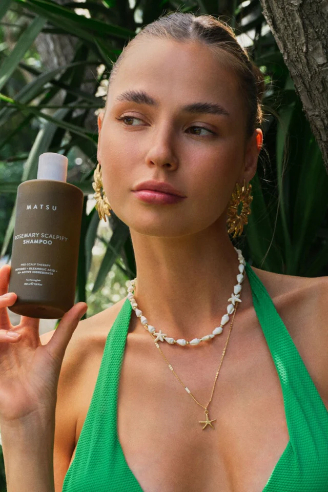 Scalpify Rosemary Sampon cu biotină și peptide – șampon anti-cădere stimulează creșterea părului