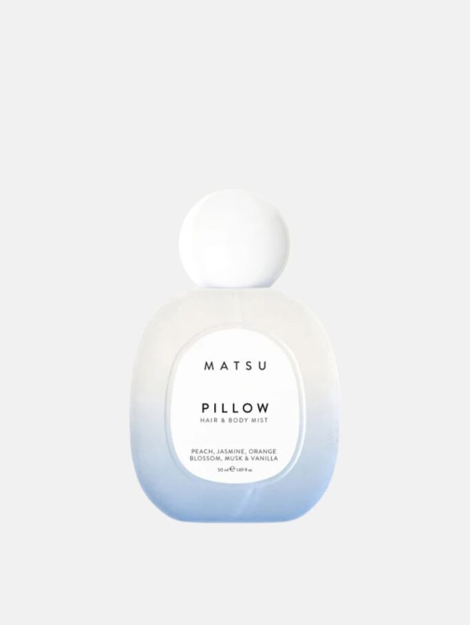 Matsu Pillow – Parfum de Păr & Corp | Hair & Body Mist cu Piersică, Iasomie & Vanilie 50 ml