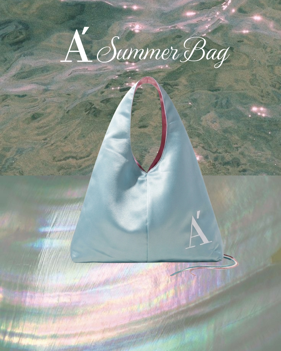 Apostroph Summer Bag-geantă de vară satinată + cadou Matsu travel size