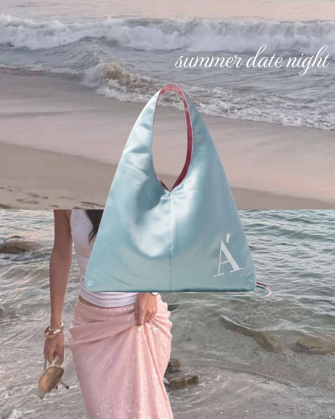 Apostroph Summer Bag-geantă de vară satinată + cadou Matsu travel size